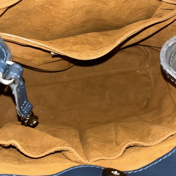 Patricia Nash Navy Leather Tote Bag - Picture 7 of 7